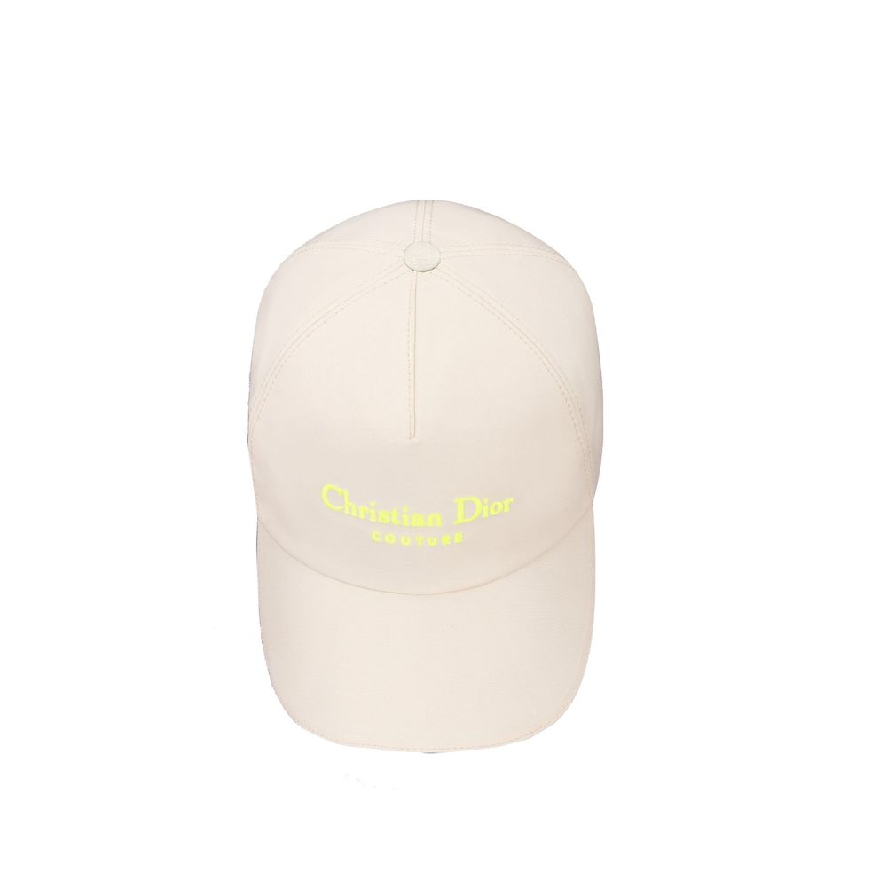 Dior Beige Cotton Cap (Baseball Hat) | Regal Royce