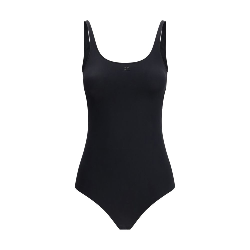 Courrèges Black Elastane One-Piece Swimsuit | Regal Royce