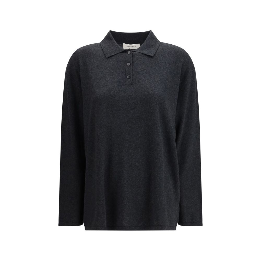 Lisa Yang Gray Cotton Sweatshirt | Regal Royce