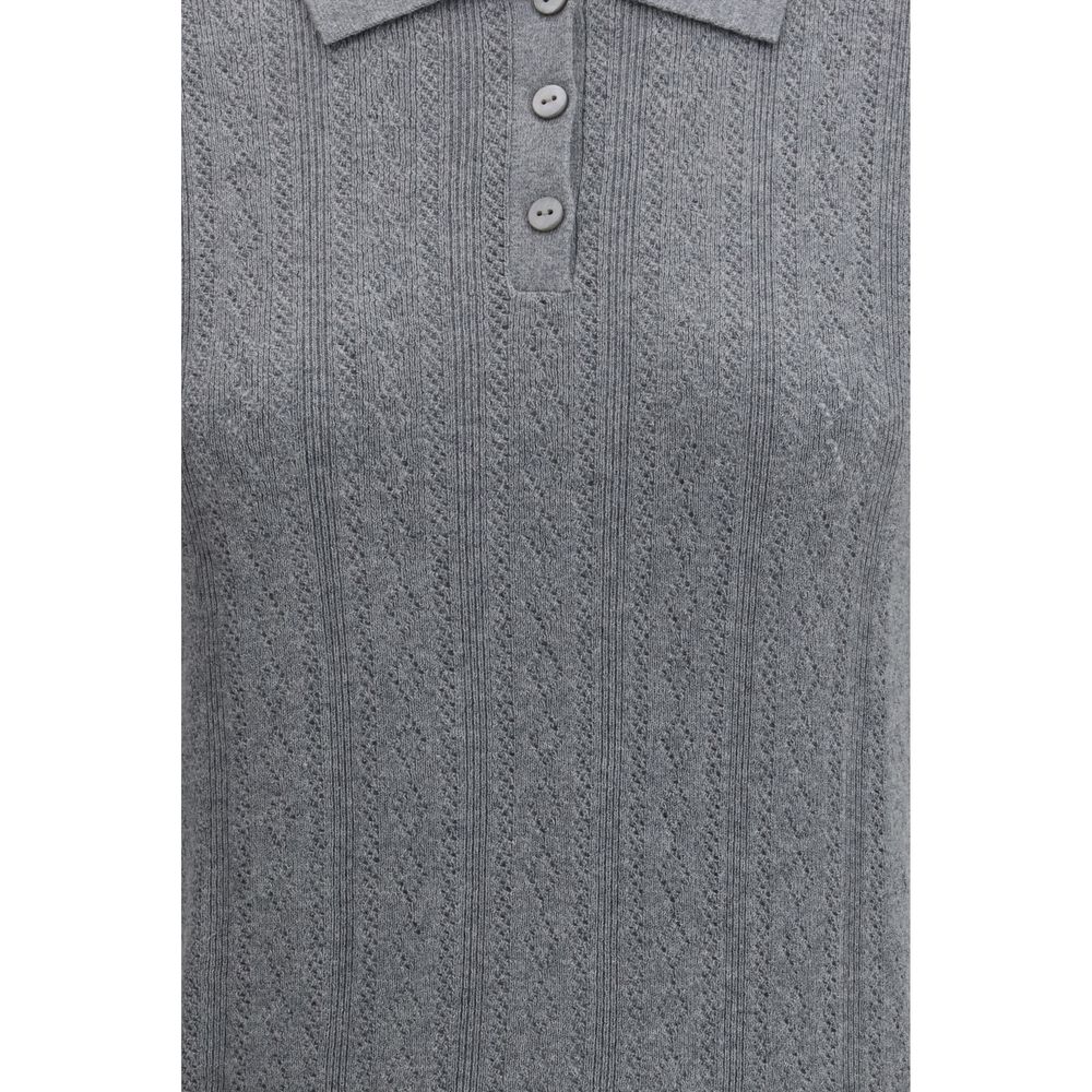 Lisa Yang Gray Cotton Dress Shirt | Regal Royce