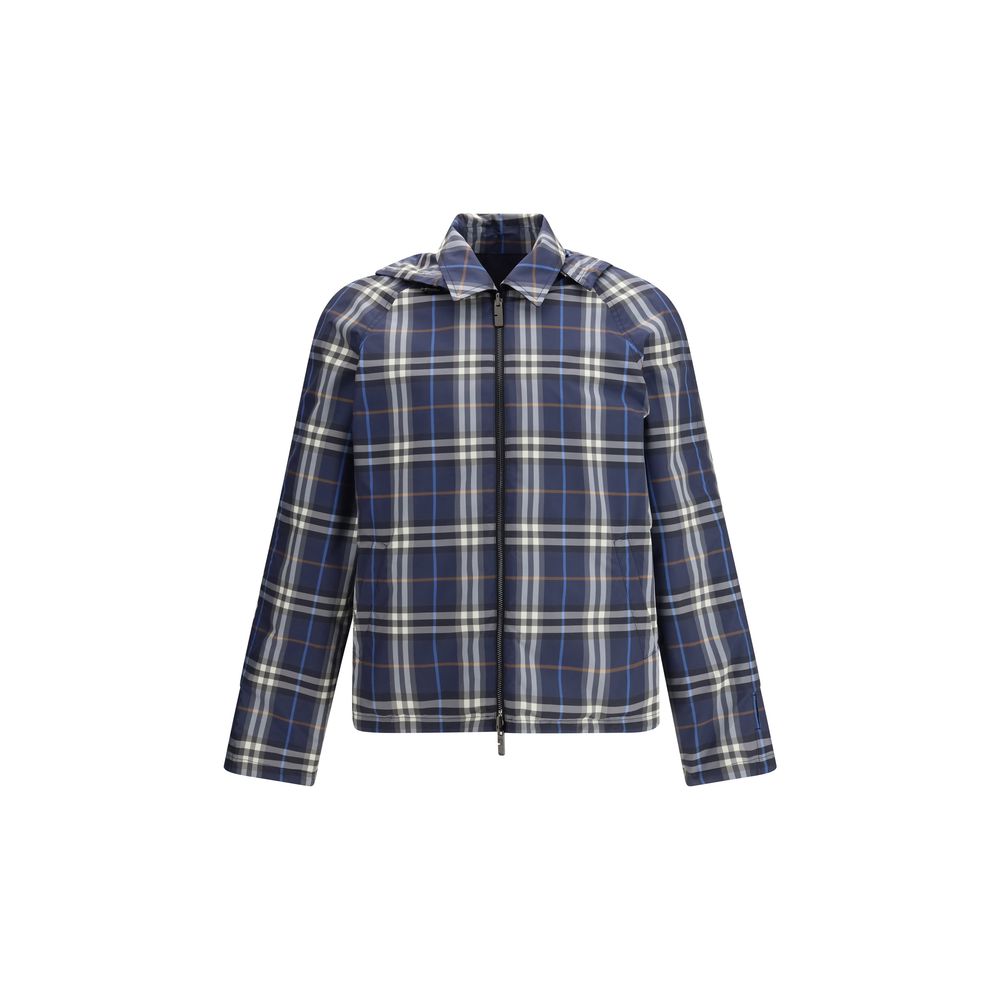 Burberry Blue Polyester Jackets And Coat | Regal Royce