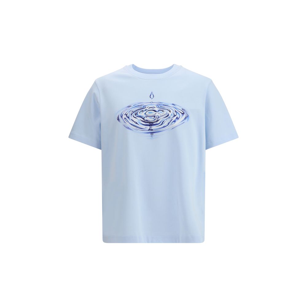 Casablanca Light Blue Cotton T-Shirt | Regal Royce