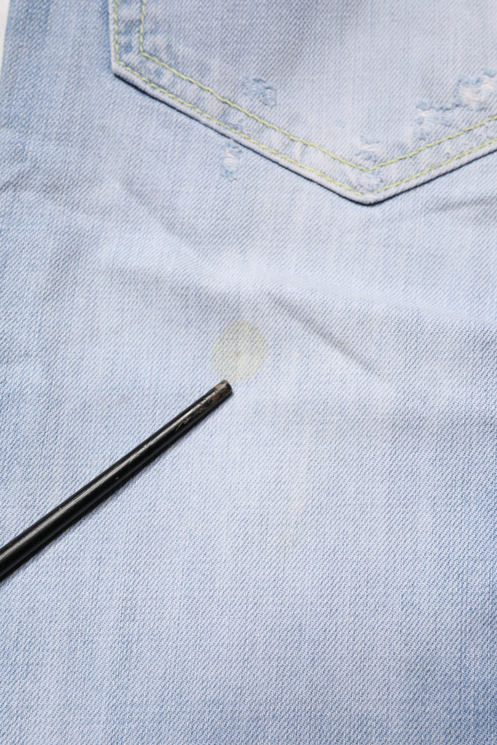 Dondup Light Blue Cotton Stretch Straight Denim Trouser Jeans | Regal Royce