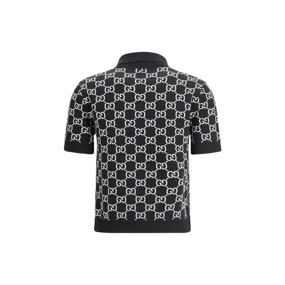 Gucci Black Wool Pattern Shirt | Regal Royce
