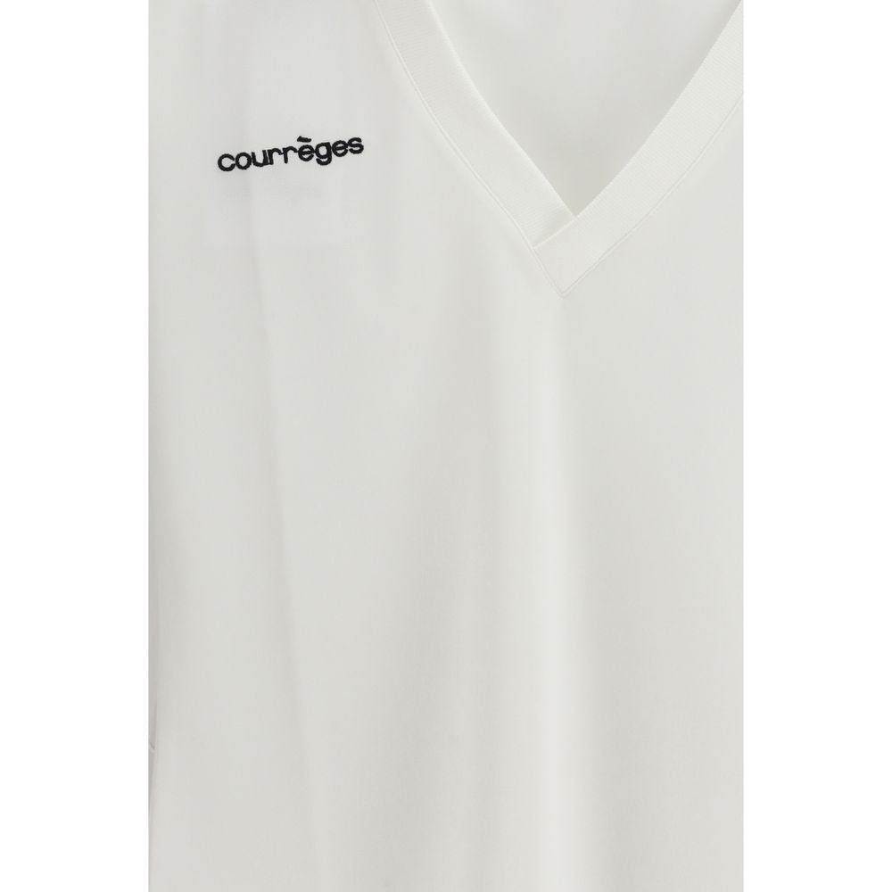 Courrèges White Cotton Polo Shirt | Regal Royce