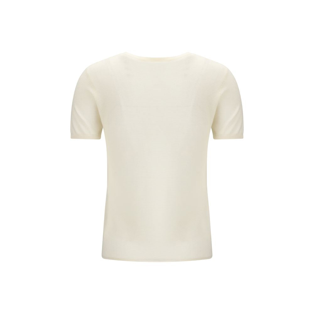 Lisa Yang White Cashmere T-Shirt | Regal Royce