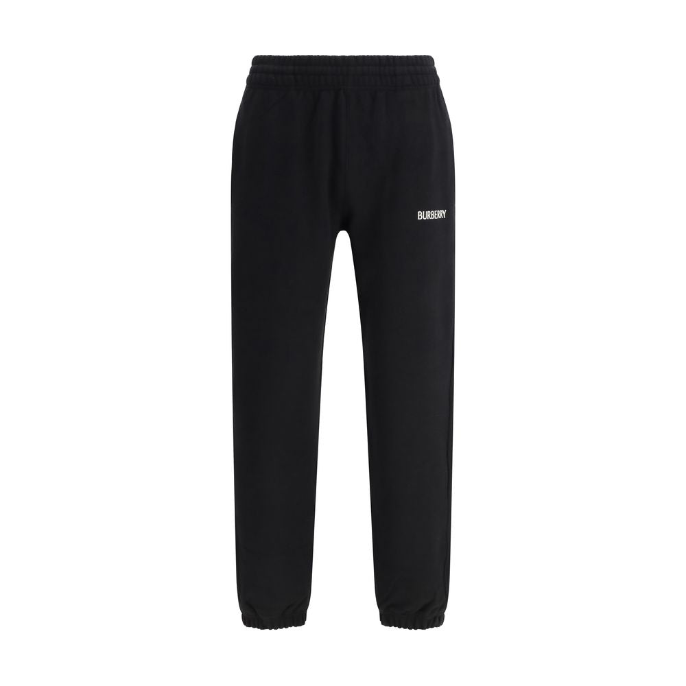 Burberry Black Cotton Joggers (Workout Pants) | Regal Royce