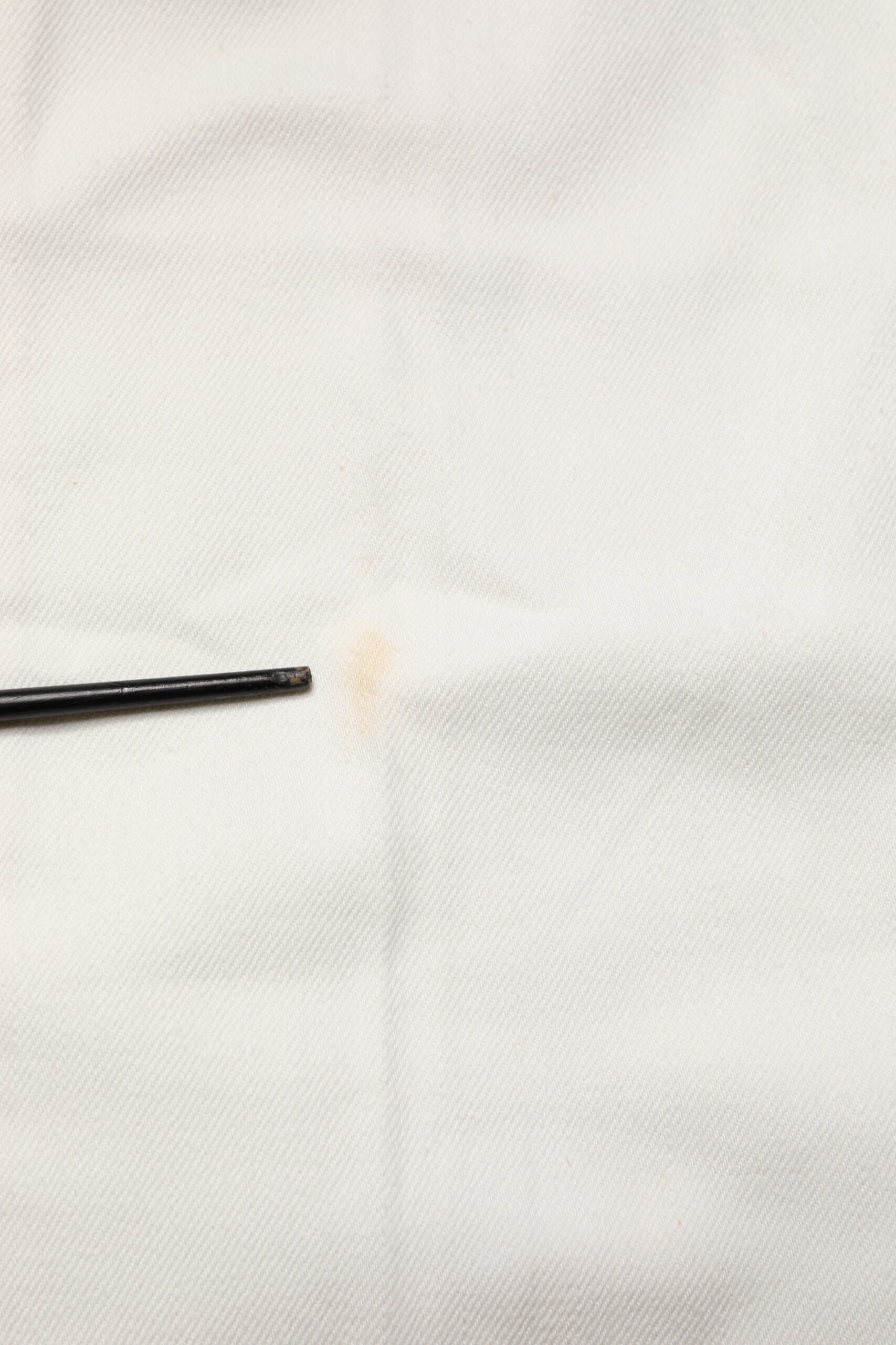 Fortela White Cotton Straight Denim Mid Waist Trouser Jeans | Regal Royce