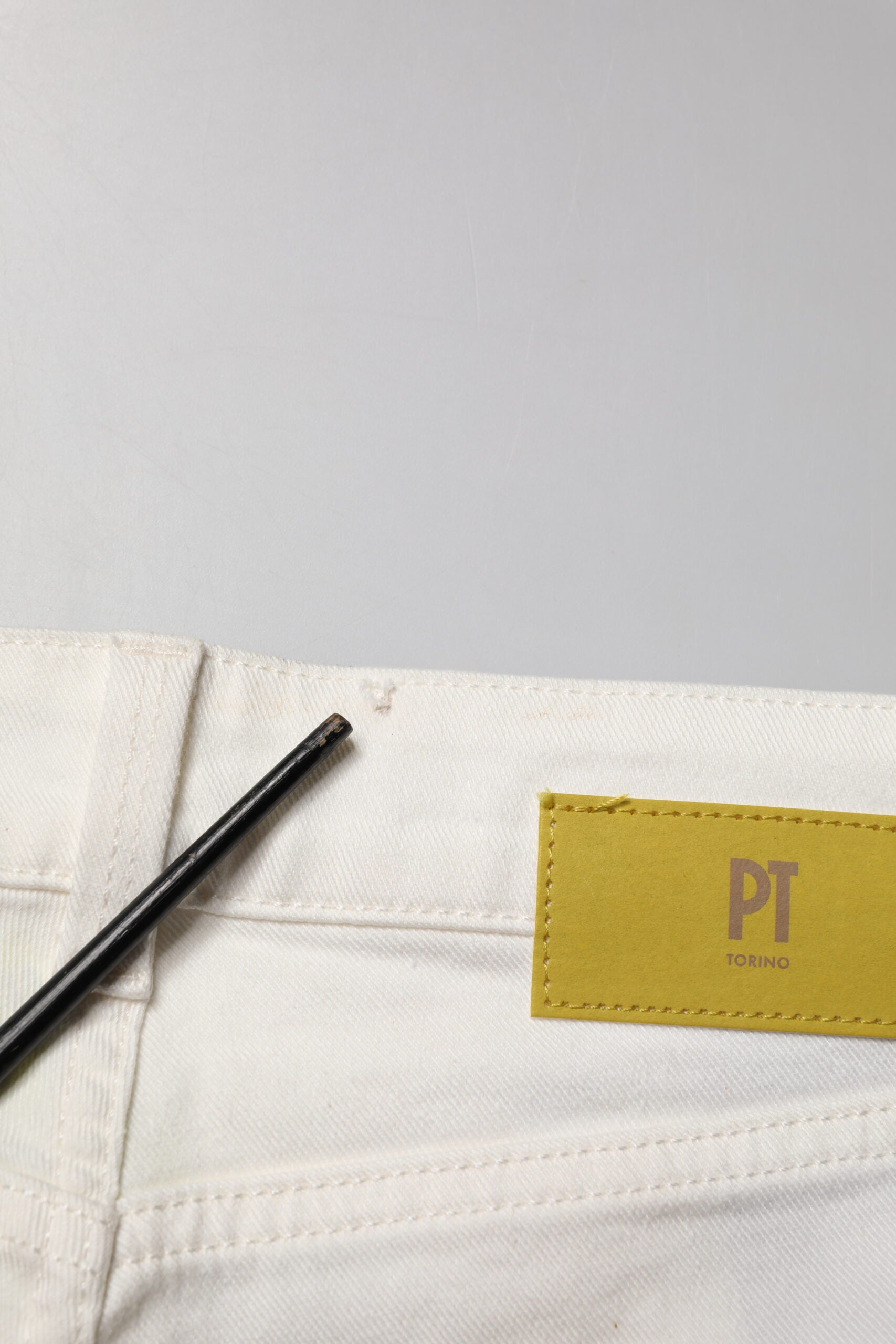 PT Torino White Cotton Mid Waist Skinny Denim Trouser Jeans | Regal Royce