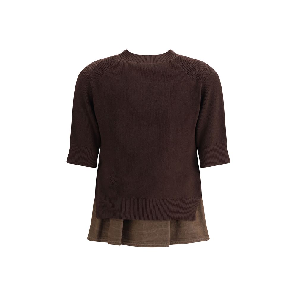 Sacai Blue Cotton Sweatshirt | Regal Royce