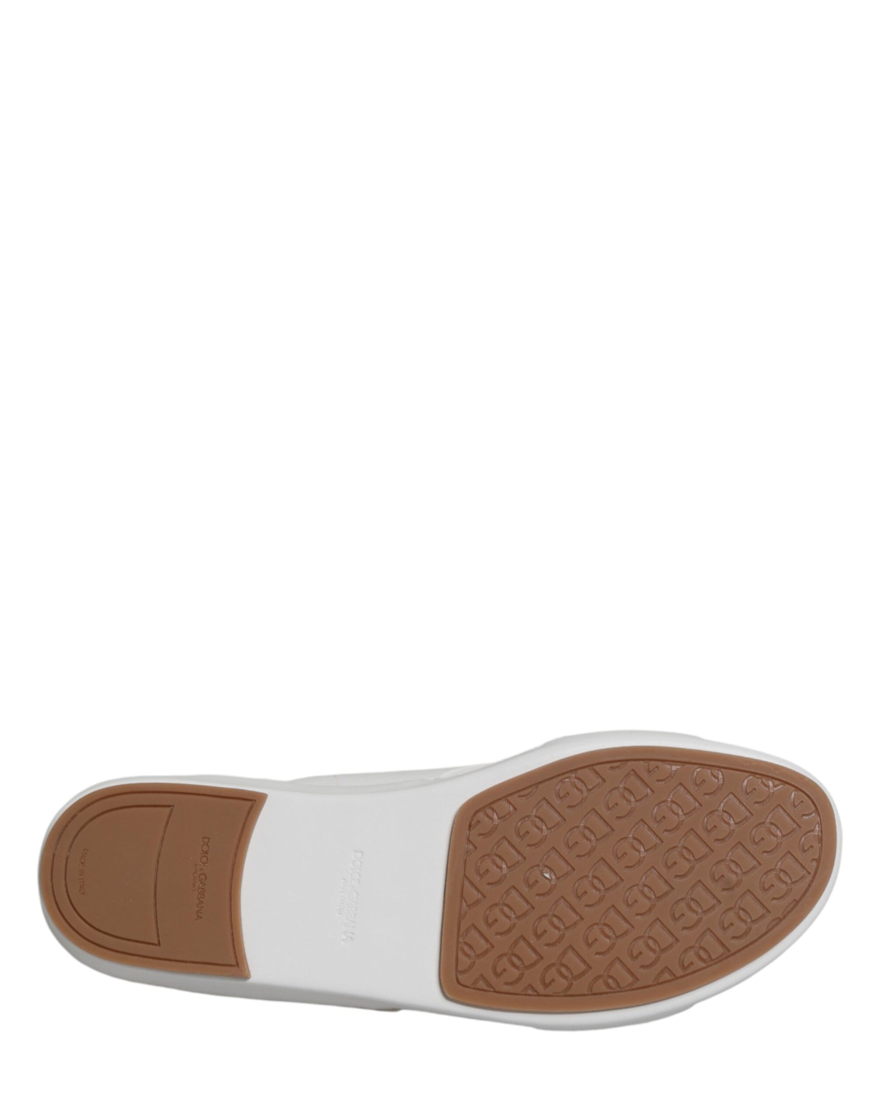 Dolce & Gabbana White DG Cutout Slides Slippers Flats Shoes | Regal Royce