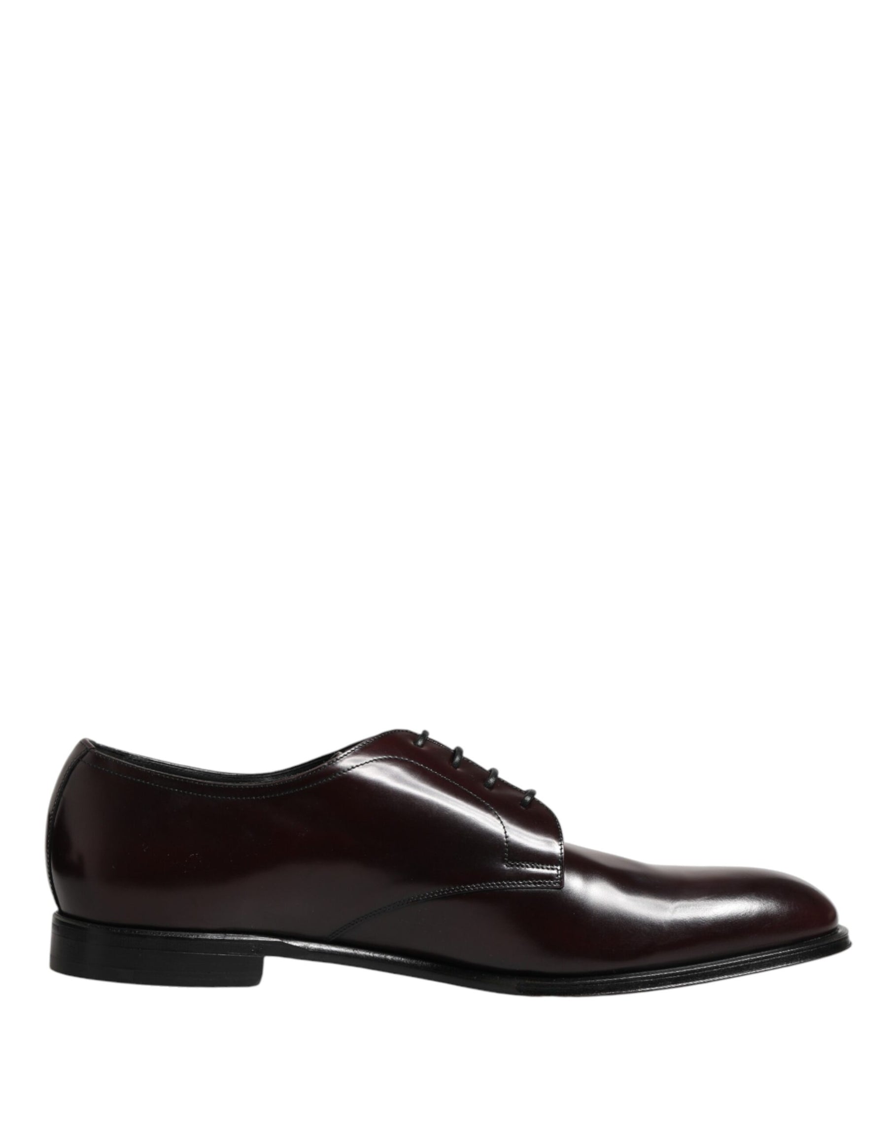 Dolce & Gabbana Black Lace Up Leather Dress Derby Men Shoes | Regal Royce
