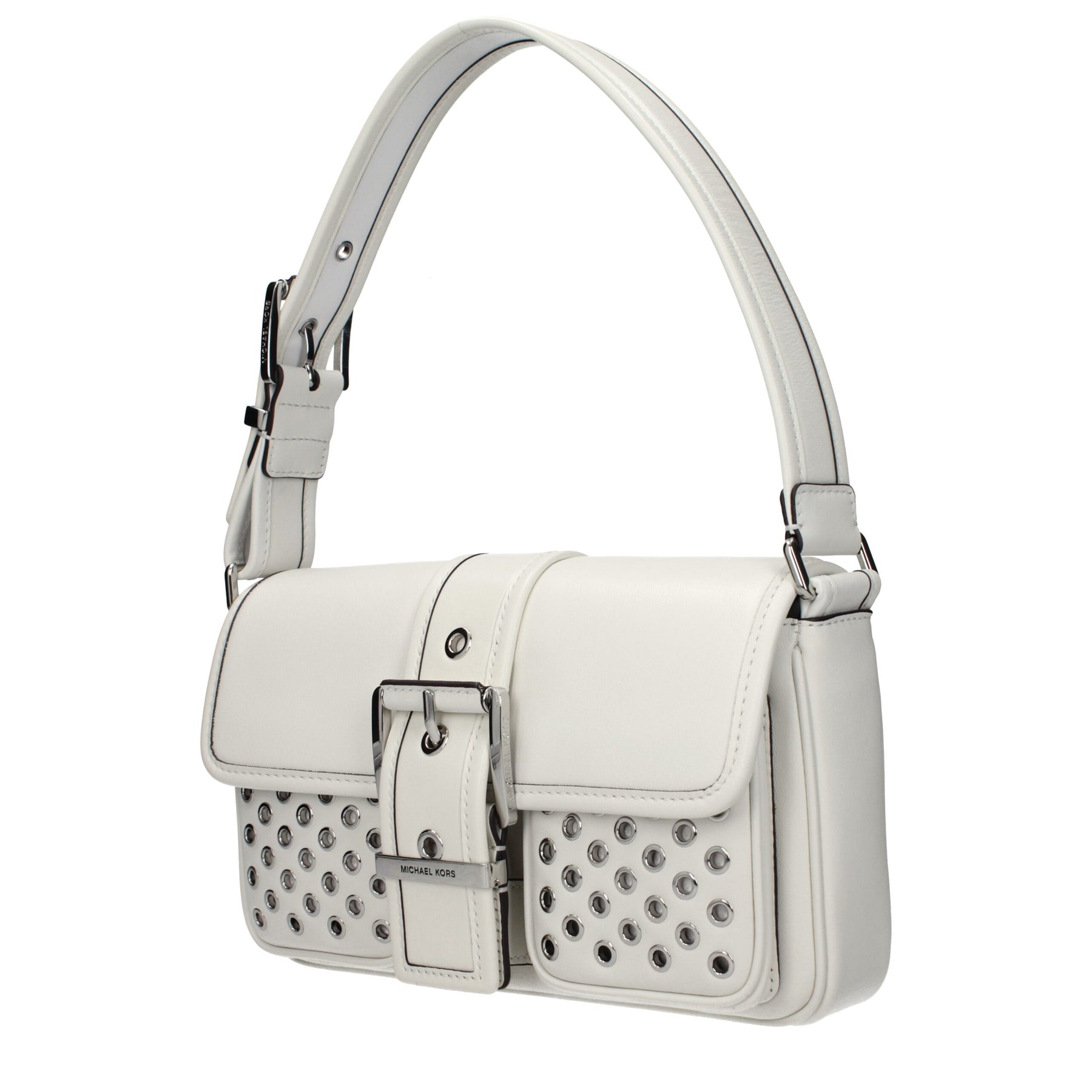 Michael Kors White Leather Shoulder Bag | Regal Royce