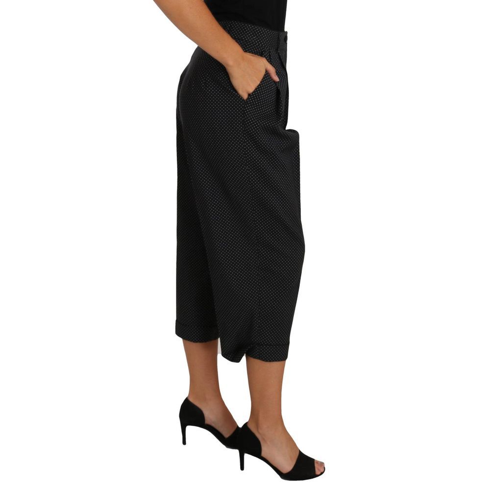 Dolce & Gabbana Black Cotton Pants | Regal Royce