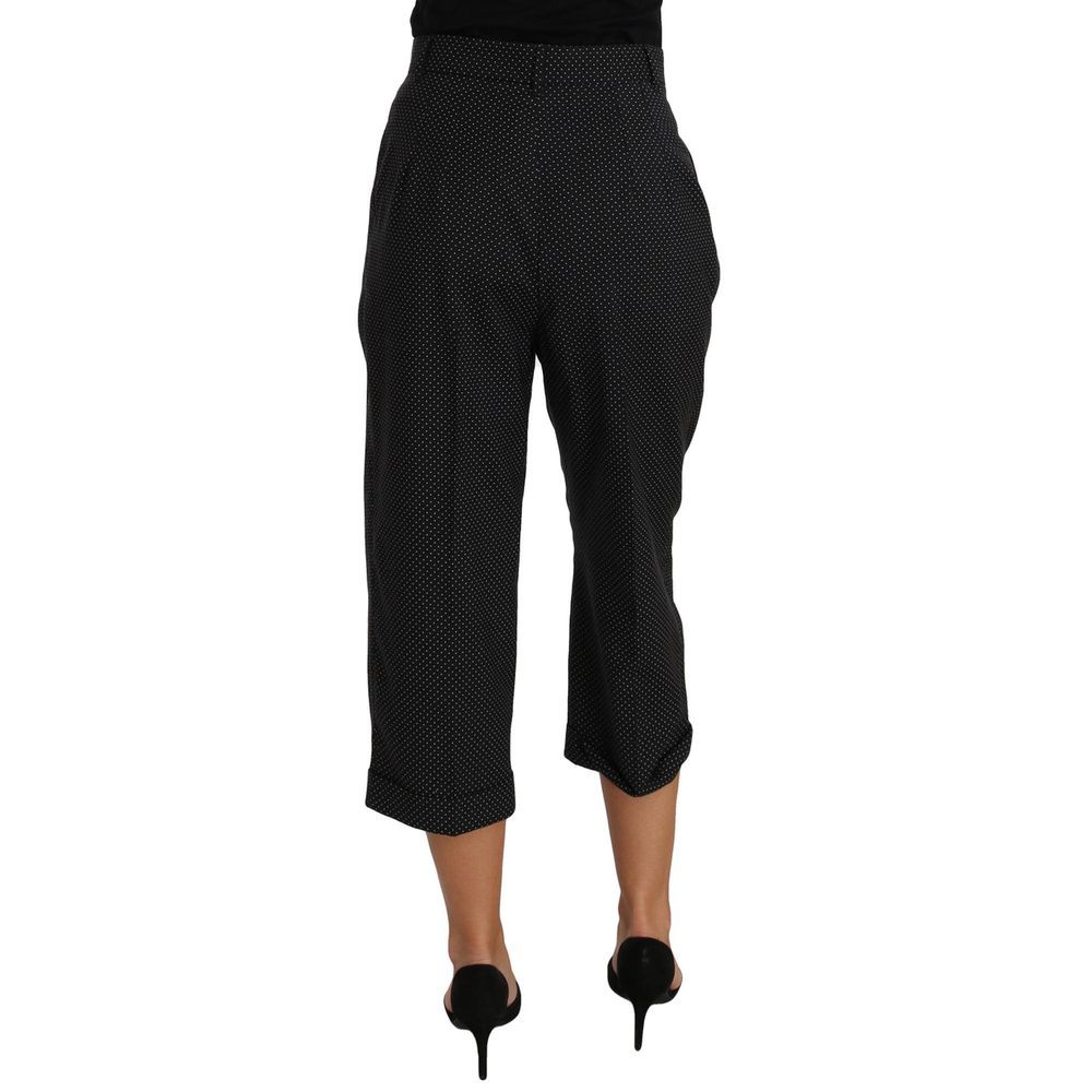 Dolce & Gabbana Black Cotton Pants | Regal Royce