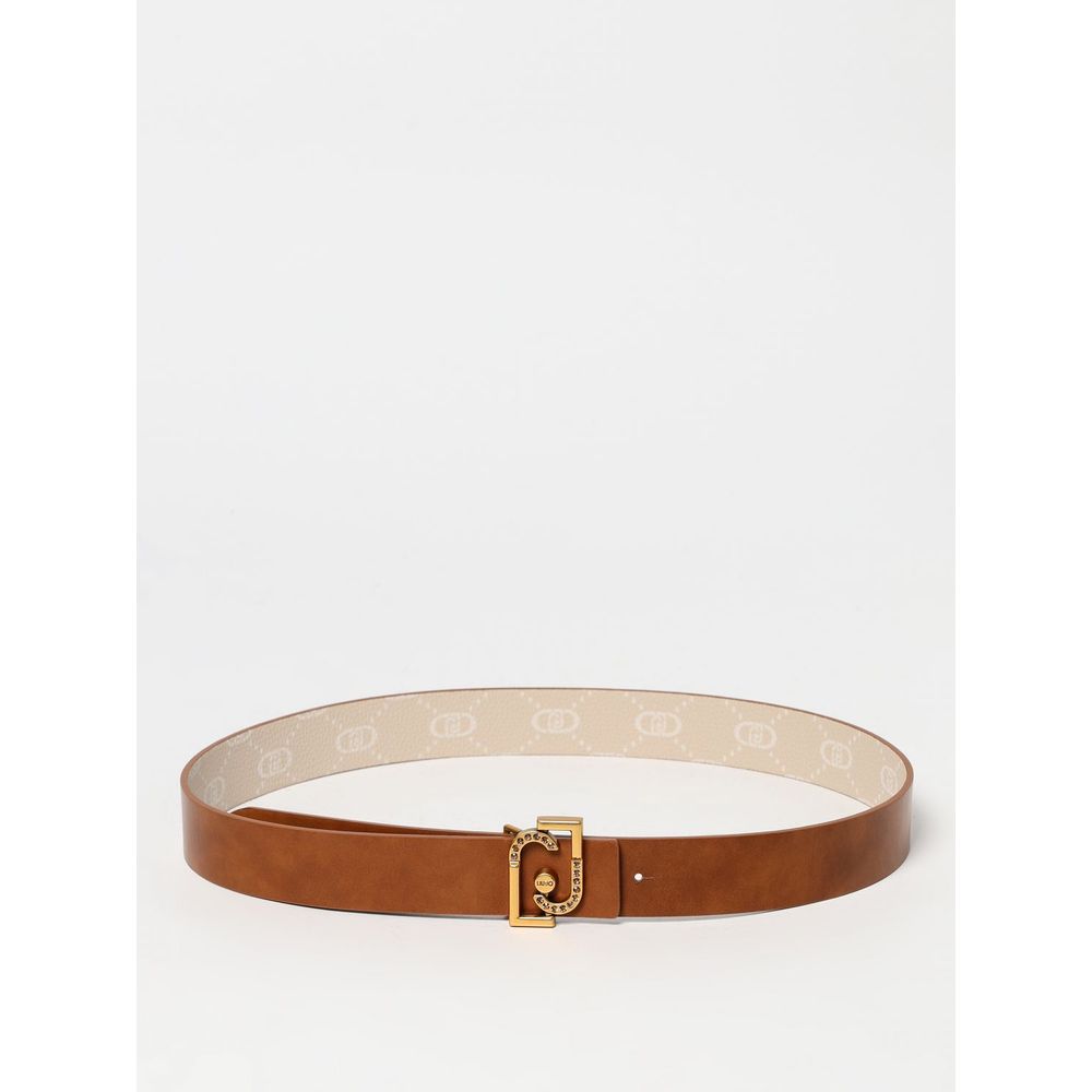 Liu Jo Beige Leather Regular Belt | Regal Royce