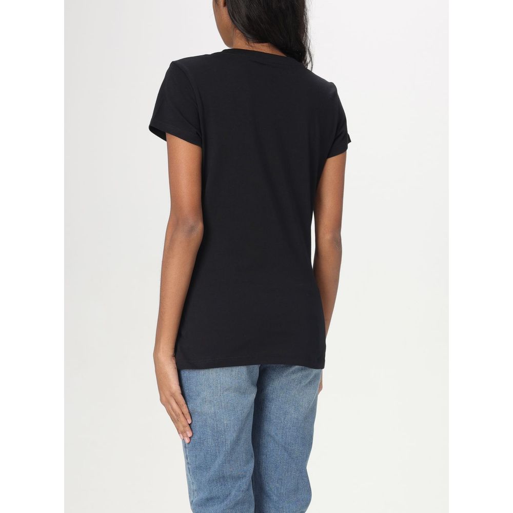 Armani Exchange Black Cotton T-Shirt | Regal Royce