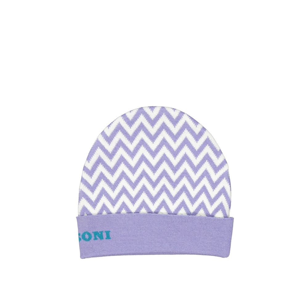 Missoni Purple Wool Beanie | Regal Royce