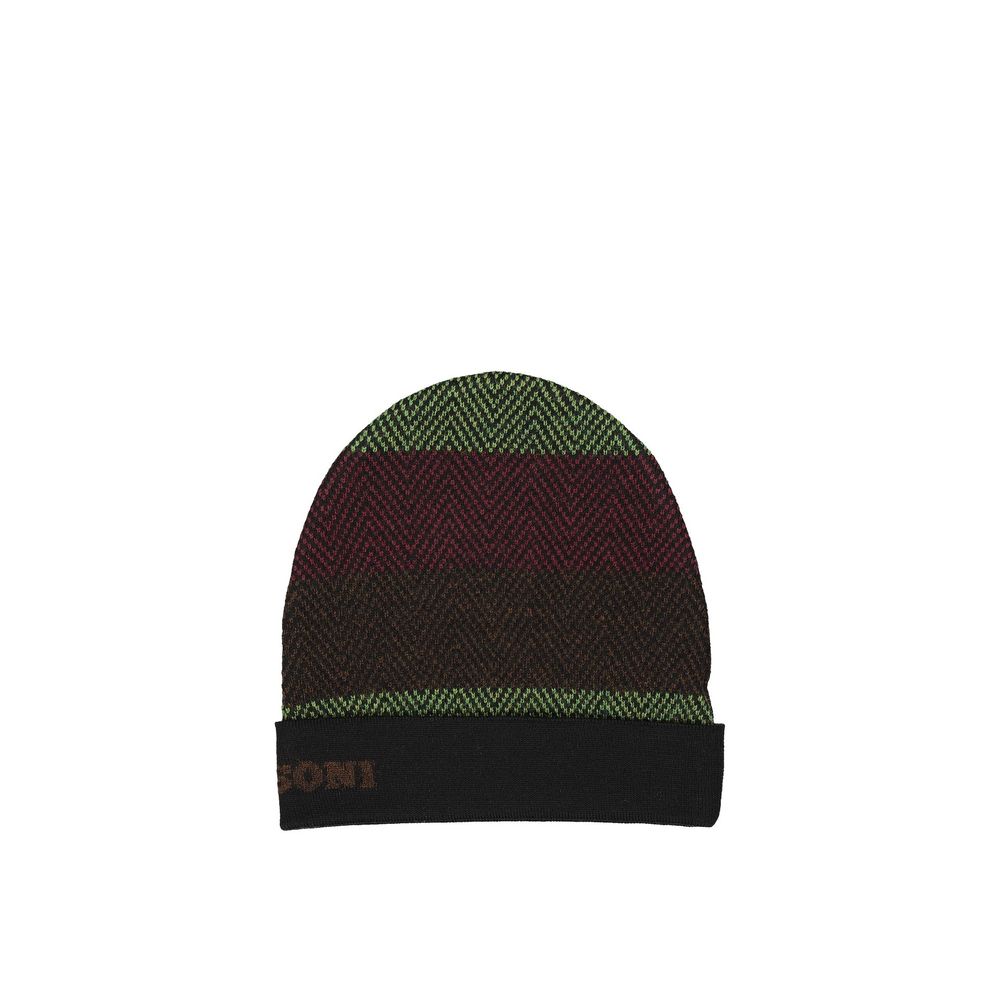 Missoni Black Wool Beanie | Regal Royce