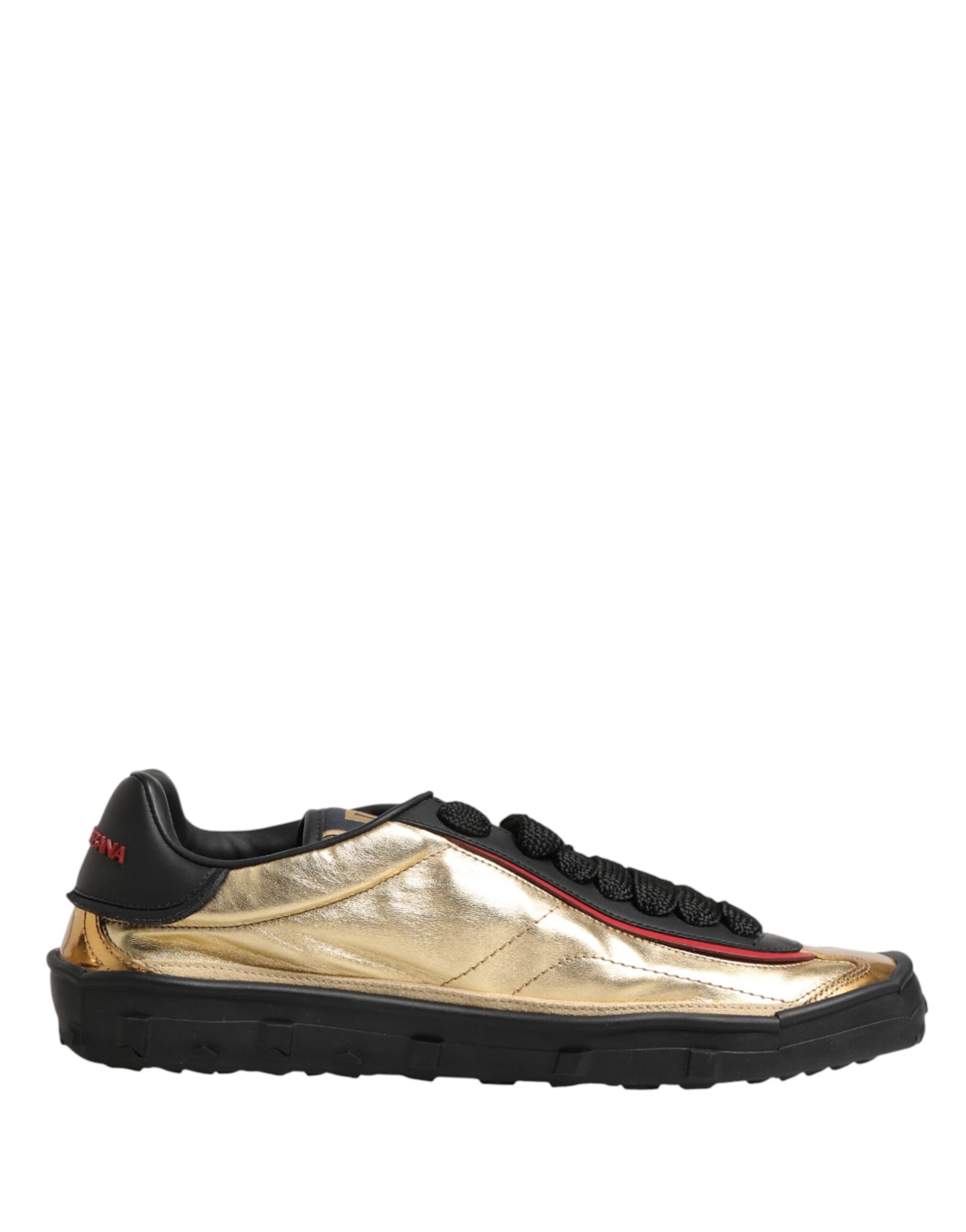 Dolce & Gabbana Multicolor Old Runner Lace Up Sneakers Shoes | Regal Royce