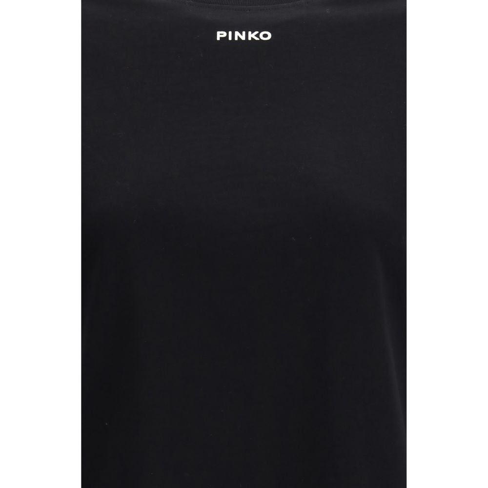 PINKO Black Cotton T-Shirt | Regal Royce