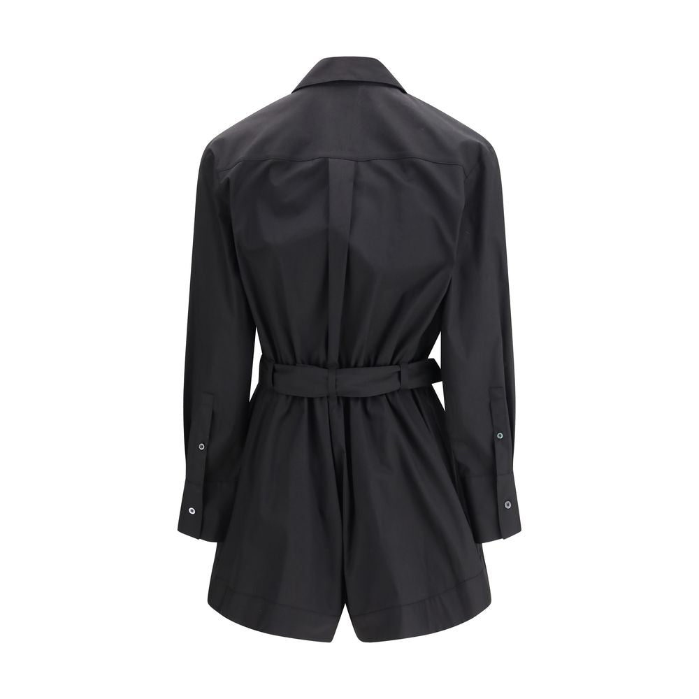 PINKO Black Cotton Jumpsuit | Regal Royce