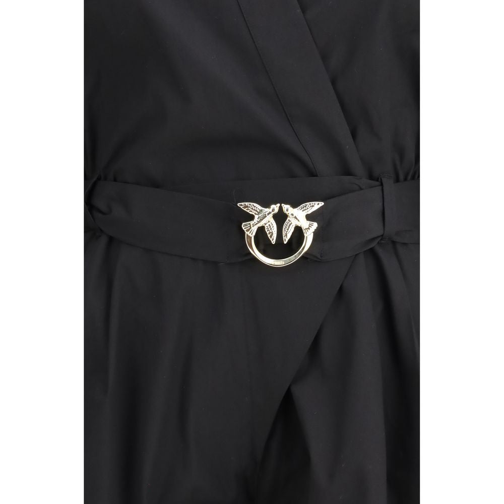 PINKO Black Cotton Jumpsuit | Regal Royce