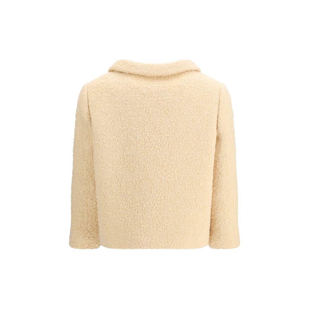 Valentino Cream Fleece Wool Coat | Regal Royce