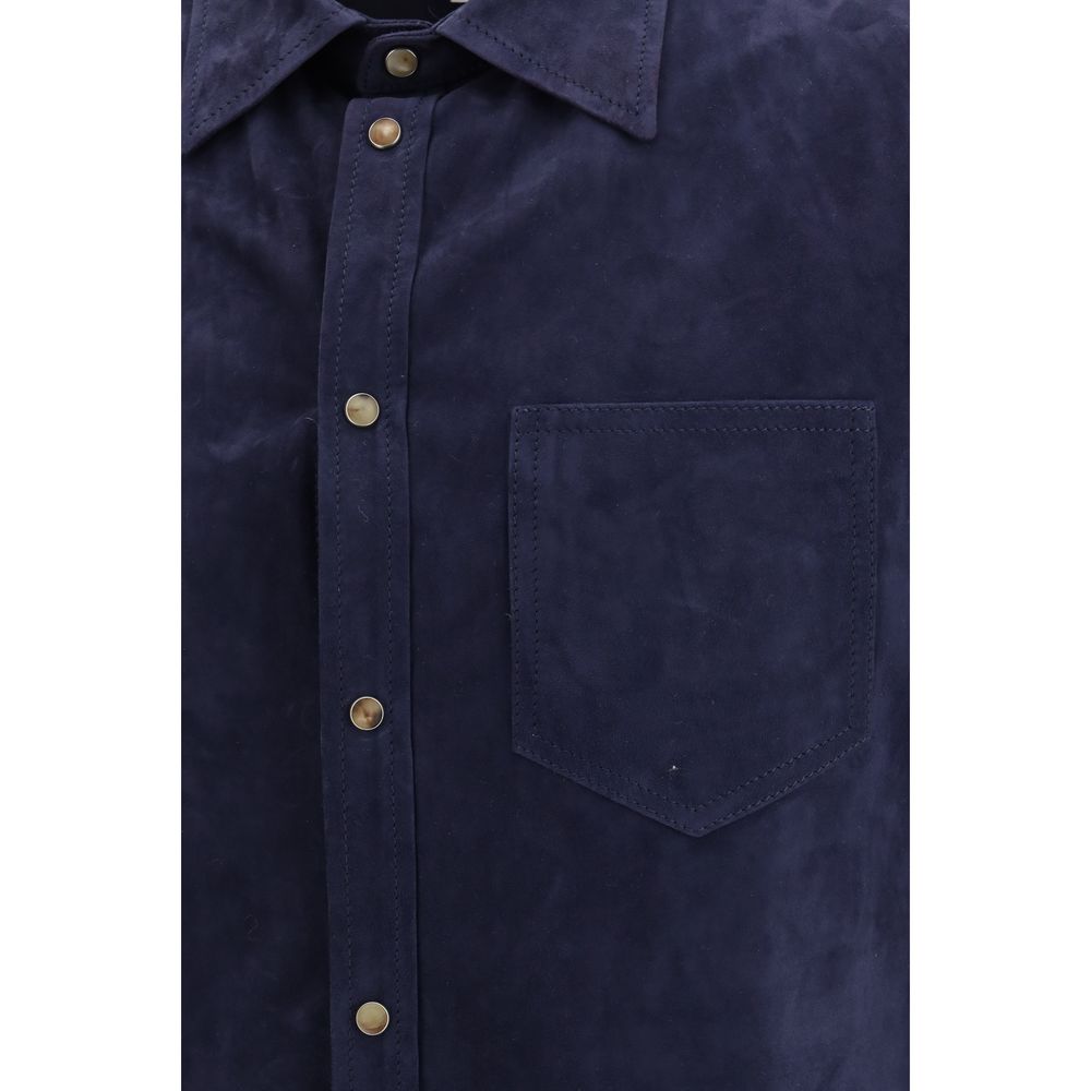 Brunello Cucinelli Blue Denim Shirt | Regal Royce