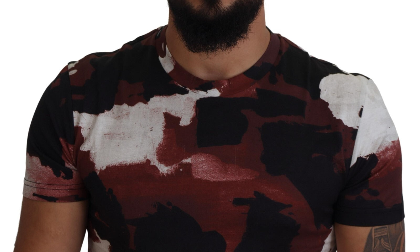 Dolce & Gabbana Multicolor Tie Dye Cotton Crew Neck T-shirt | Regal Royce