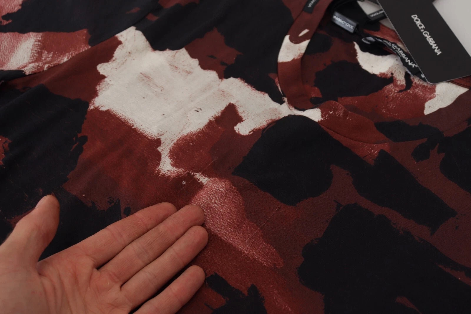 Dolce & Gabbana Multicolor Tie Dye Cotton Crew Neck T-shirt | Regal Royce