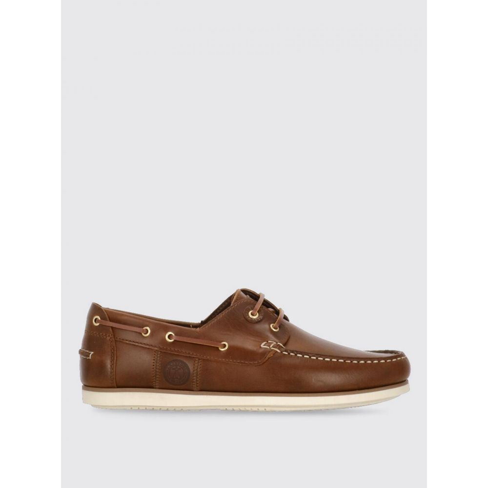 Barbour Brown Leather Slip-On Loafers | Regal Royce