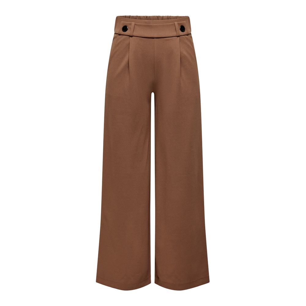 Jacqueline De Yong Brown Viscose Casual Pants | Regal Royce