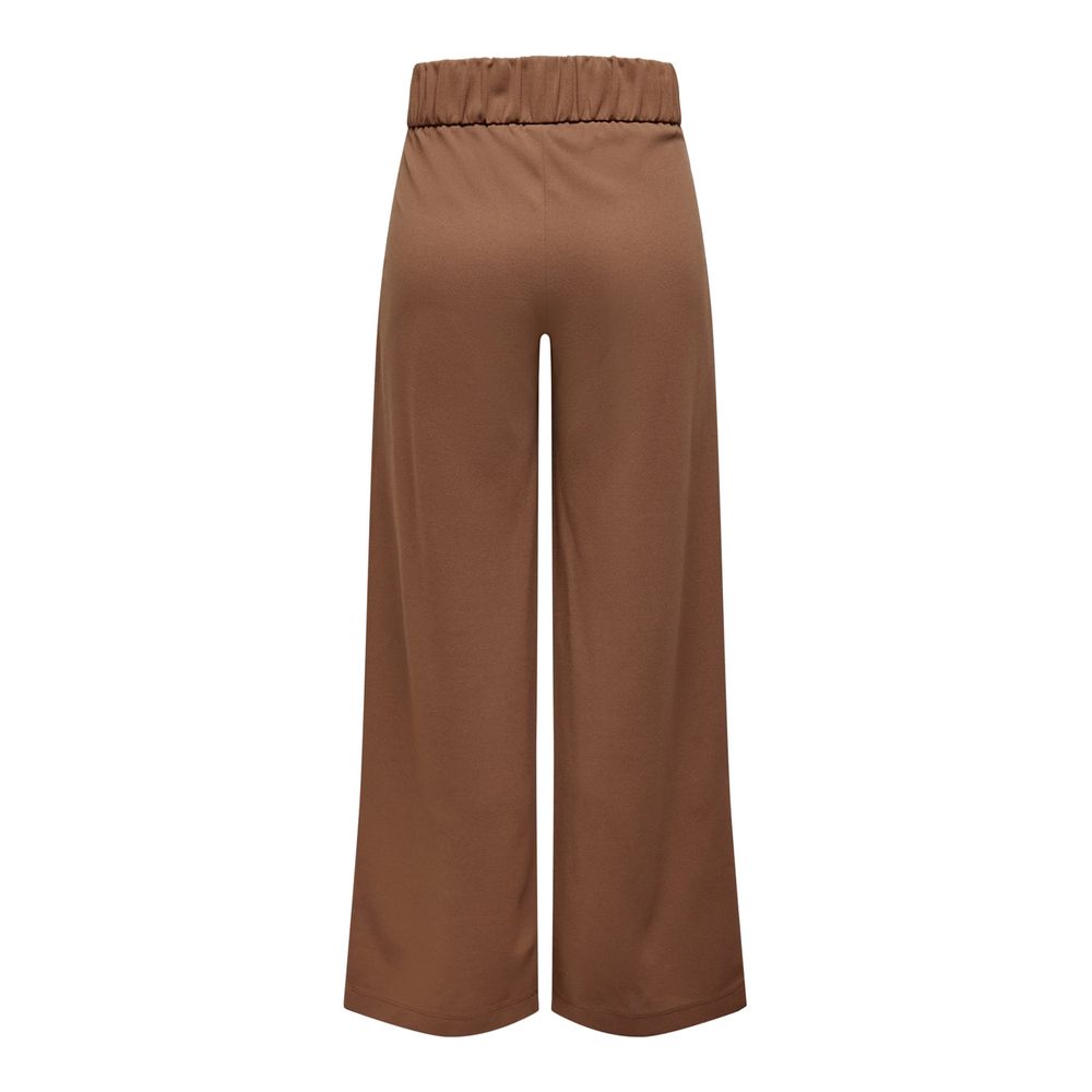 Jacqueline De Yong Brown Viscose Casual Pants | Regal Royce