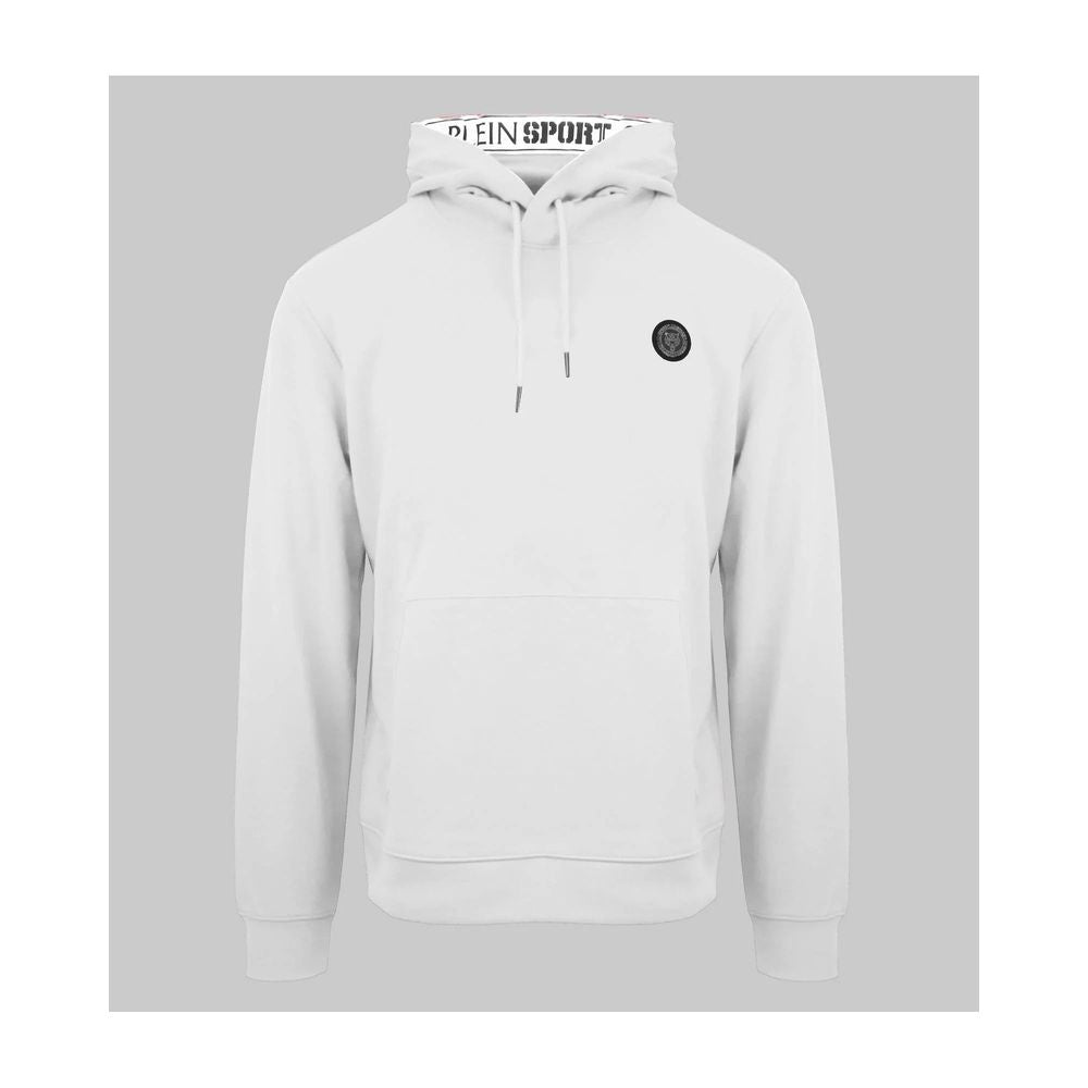 Plein Sport White Cotton Sweatshirt | Regal Royce