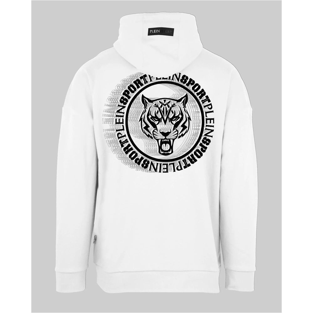 Plein Sport White Cotton Sweatshirt | Regal Royce