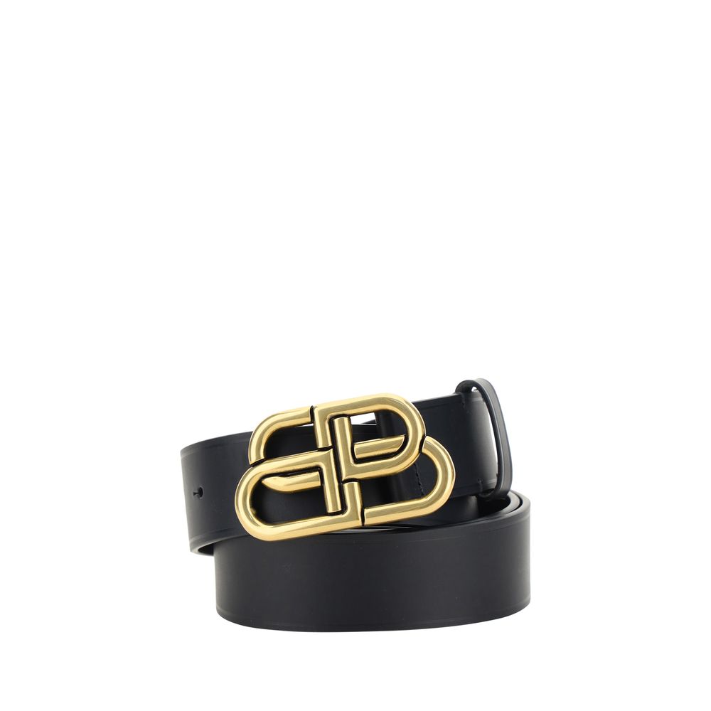 Balenciaga Black Calf Leather Bos Taurus Regular Belt | Regal Royce