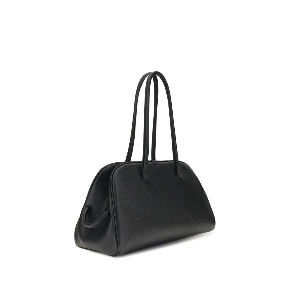 Jacquemus Black Calf Leather Bos Taurus Shoulder Bag | Regal Royce