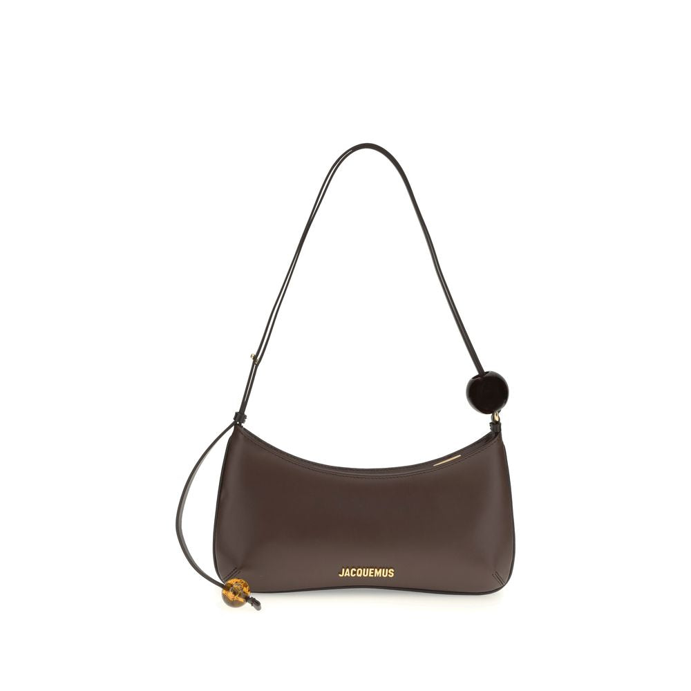 Jacquemus Brown Calf Leather Bos Taurus Shoulder Bag | Regal Royce