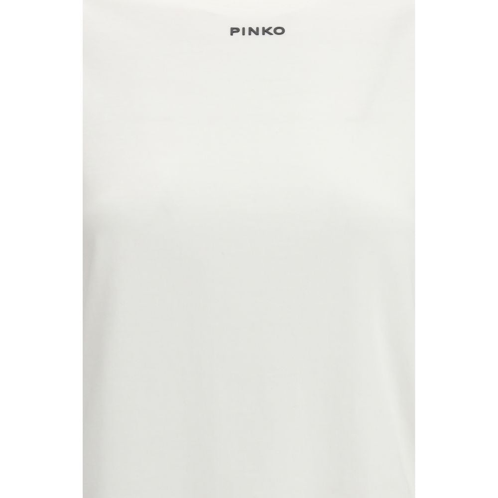 PINKO White Cotton T-Shirt | Regal Royce