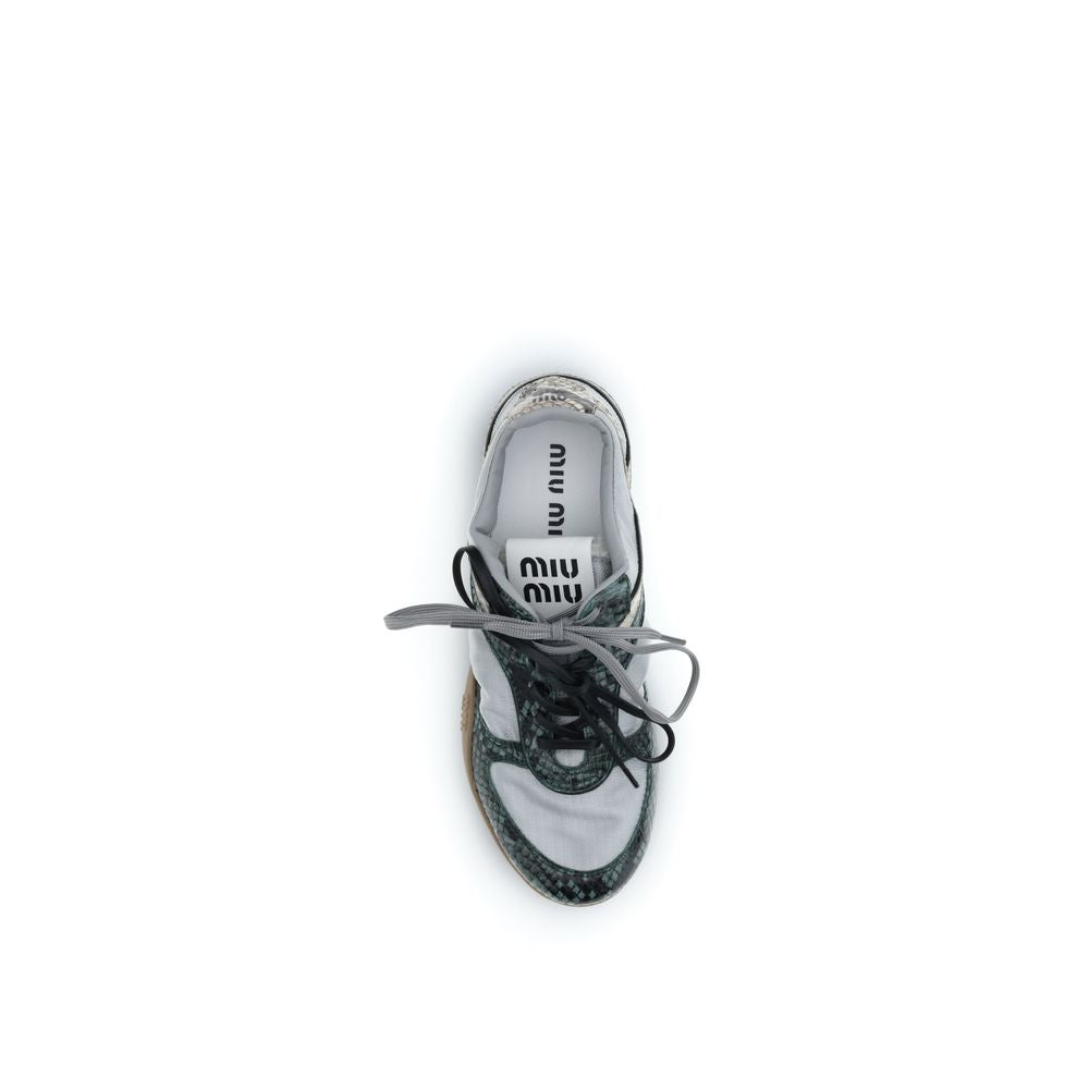 Miu Miu Gray Rubber Athletic Sneakers | Regal Royce