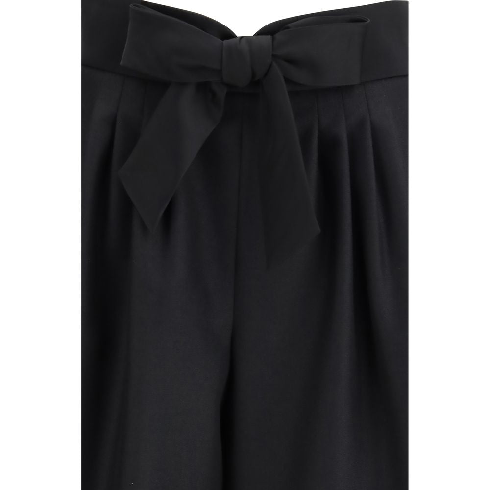 Valentino Black Wool Bermuda Shorts | Regal Royce