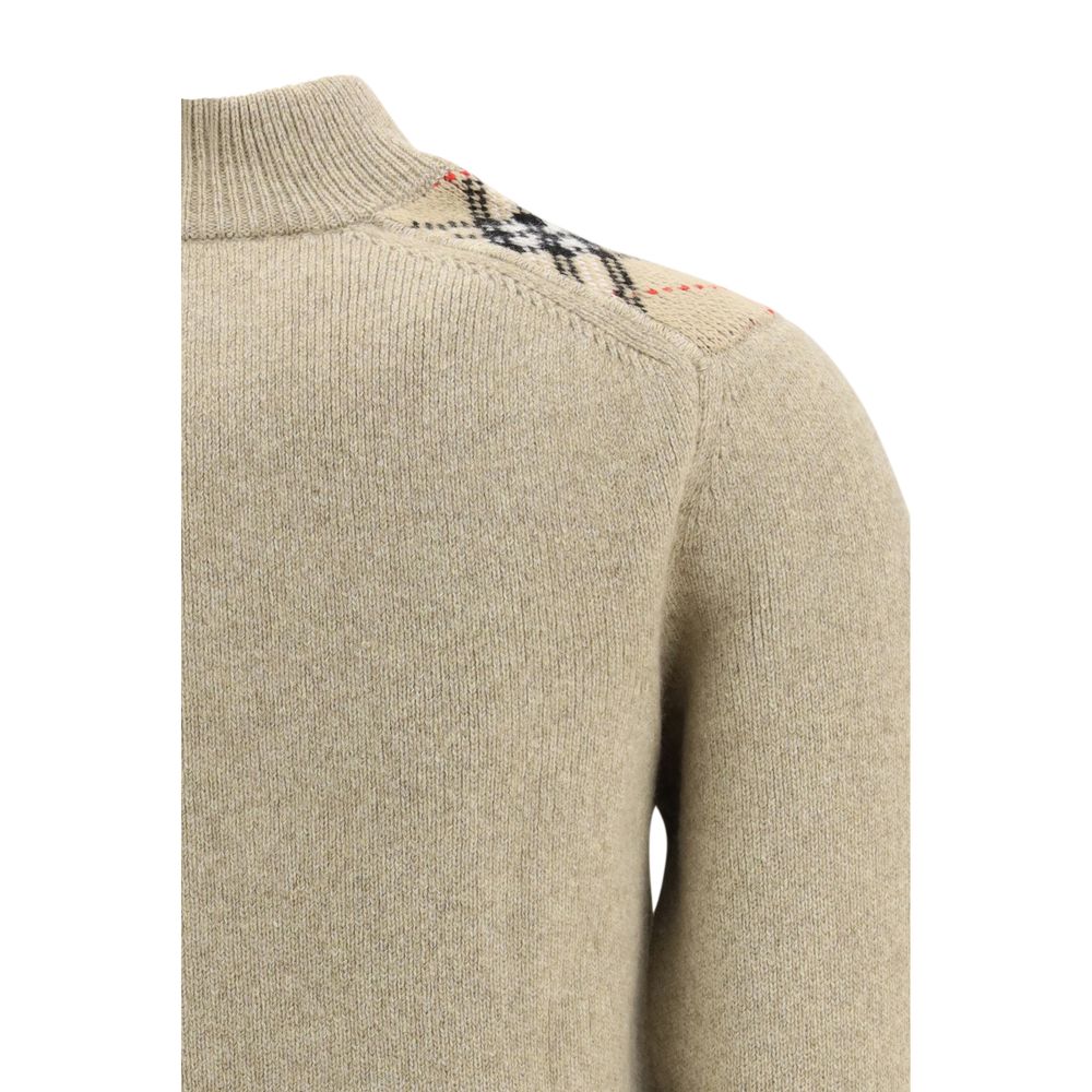 Burberry Beige Wool Cardigan | Regal Royce