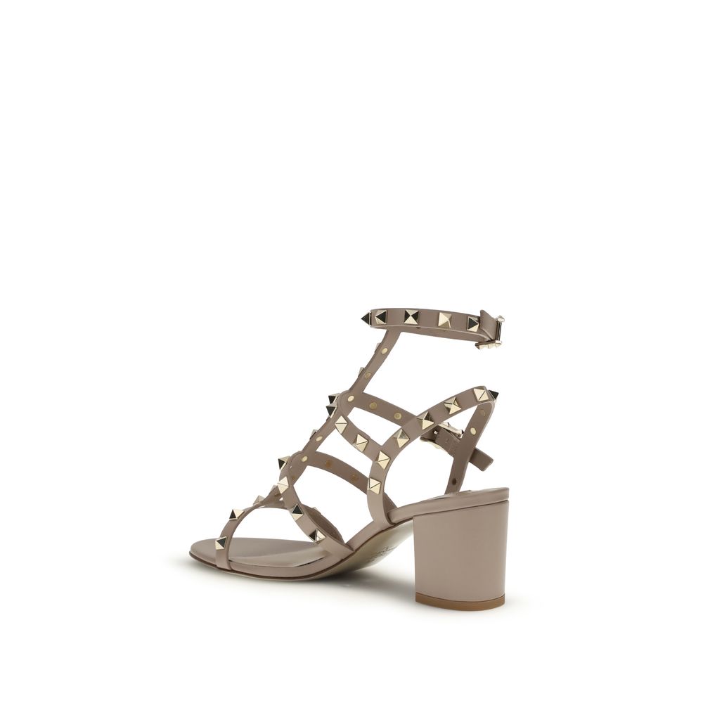 Valentino Garavani Multicolor Calf Leather Bos Taurus Platform Sandals | Regal Royce