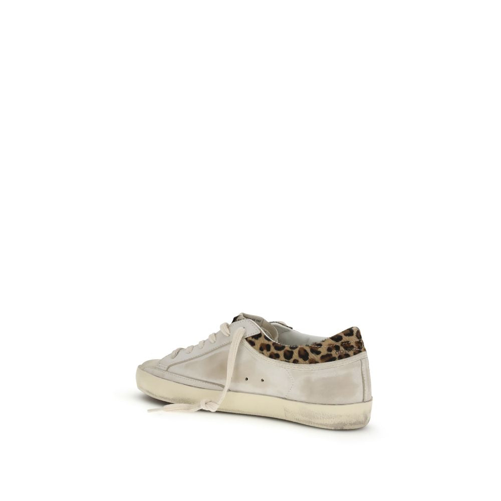 Golden Goose White Calf Leather Bos Taurus Low Top Sneakers | Regal Royce