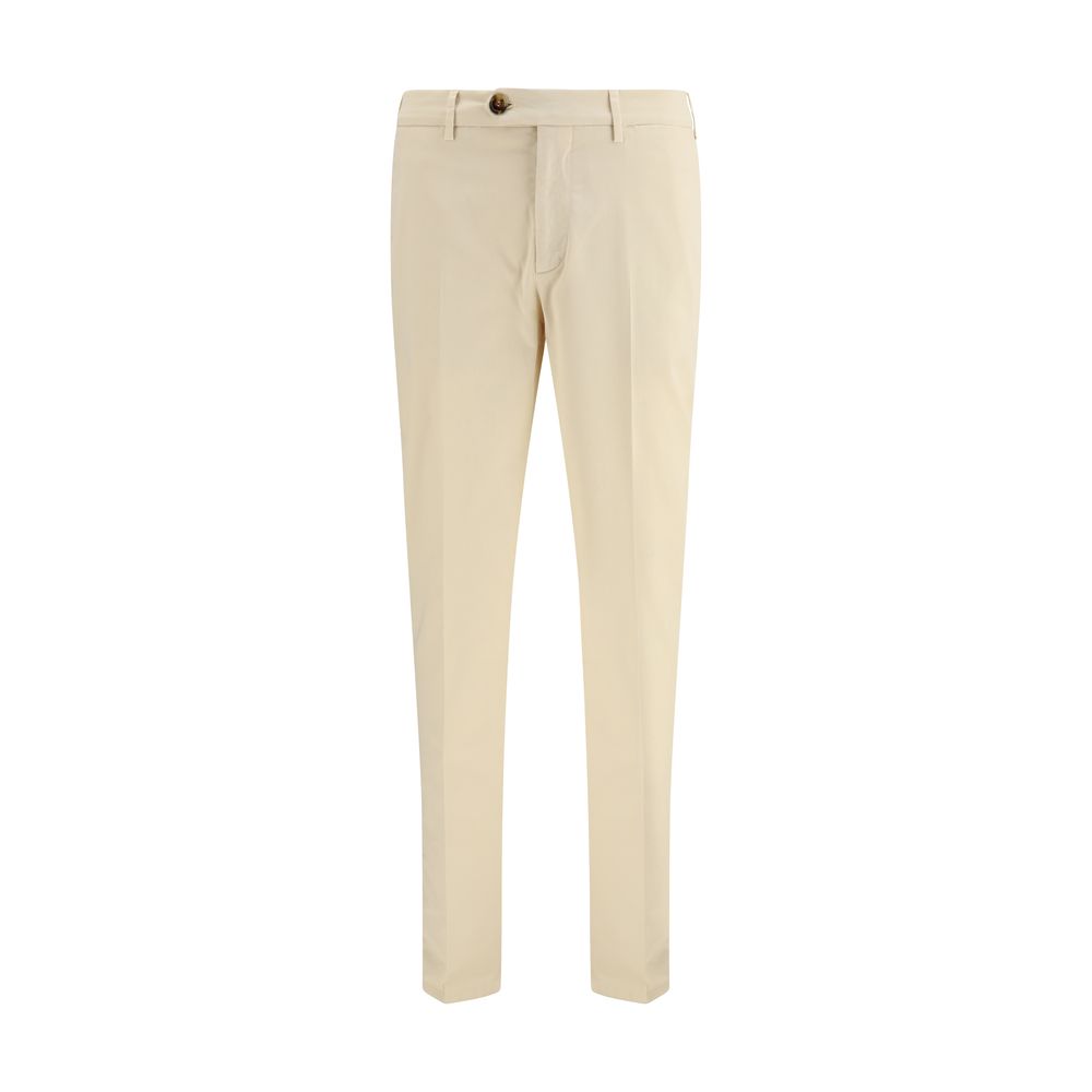 Brunello Cucinelli Cream Cotton Pants | Regal Royce