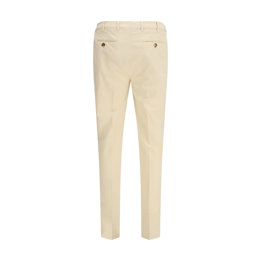 Brunello Cucinelli Cream Cotton Pants | Regal Royce