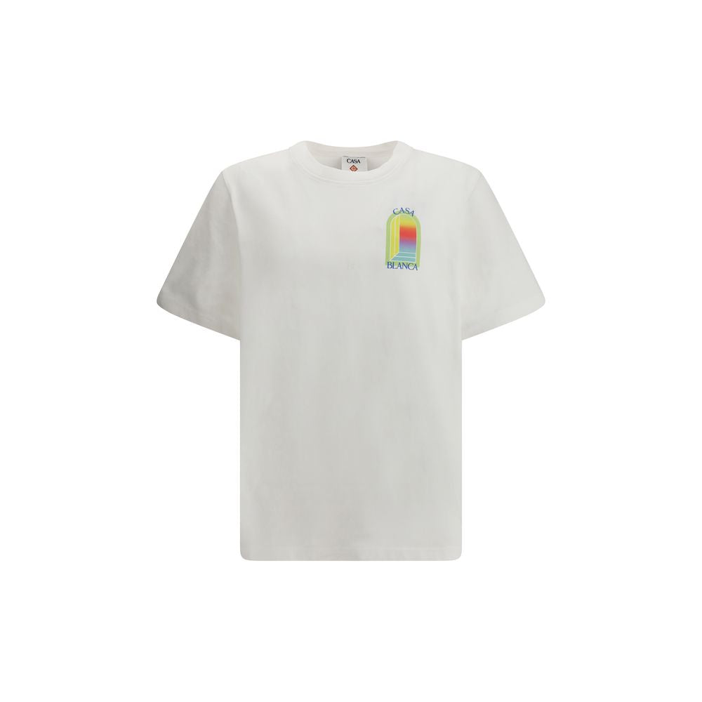 Casablanca White Cotton T-Shirt | Regal Royce