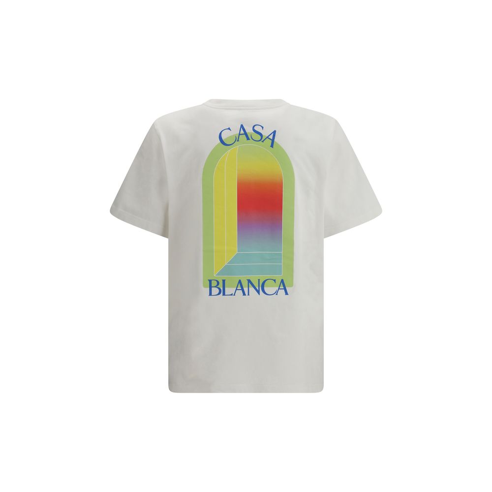 Casablanca White Cotton T-Shirt | Regal Royce