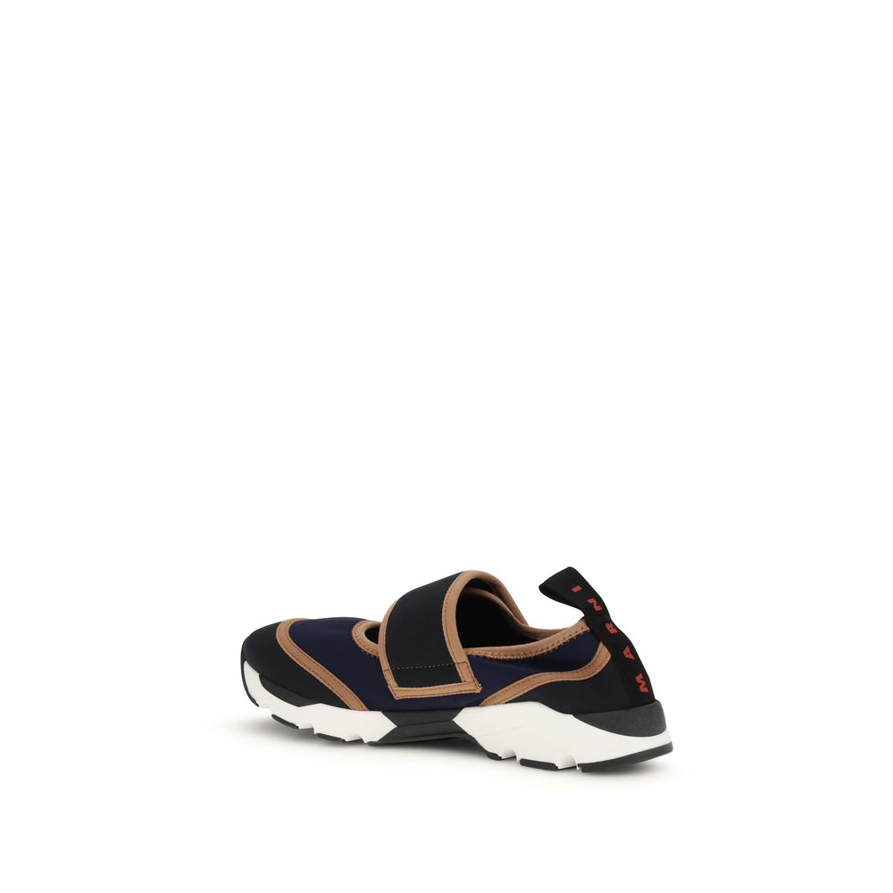 Marni Multicolor Polyamide Athletic Sneakers | Regal Royce